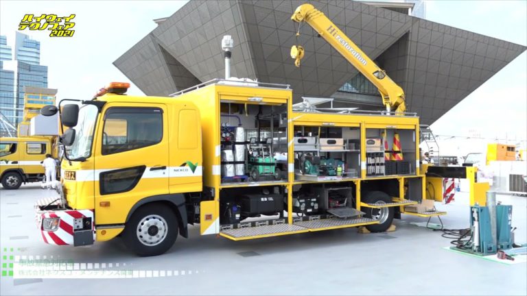 [Highway Techno Fair 2021.] Aksidente emergency car. - Nexko Maintenance Co., Ltd. Kanto.