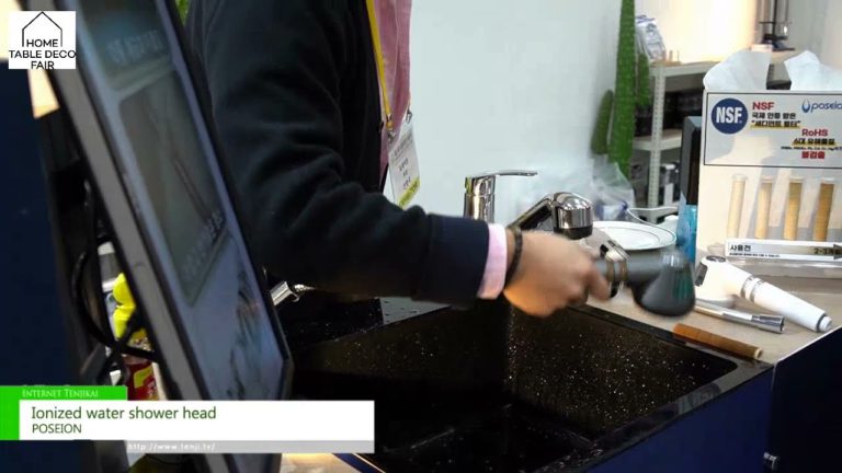 [Home Table Deco Fair Seoul 2021] Ionized water shower head - POSEION