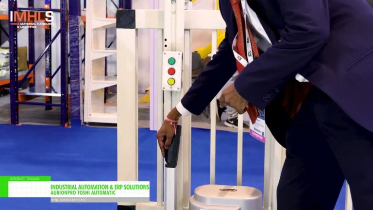 [India Material Handling at Logistics Show 2022 (IMHLS)] Industrial Automation at ERP Solutions - Aurionpro Toshi Awtomatikong