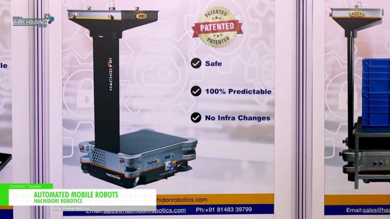 [India Warehousing Show 2023] Mga Automated Mobile Robot - HACHIDORI ROBOTICS