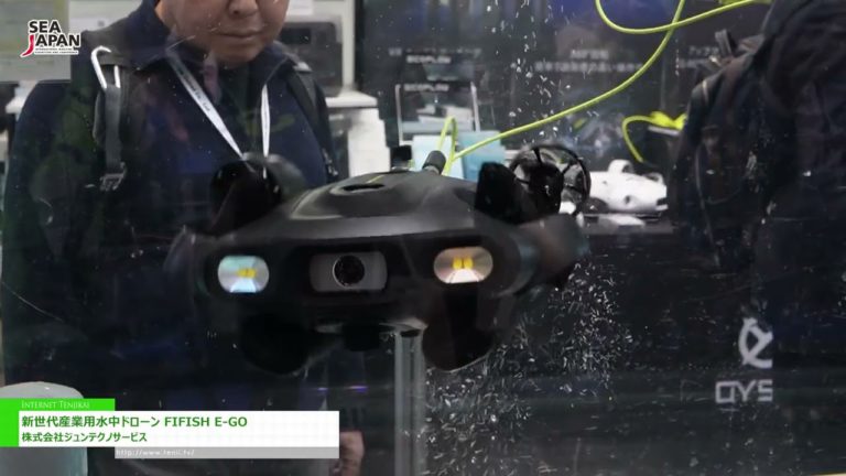 [Sea Japan 2024] New Generation Industrial Underwater Drone FIFISH E-GO - Jun Techno Service Co., Ltd.