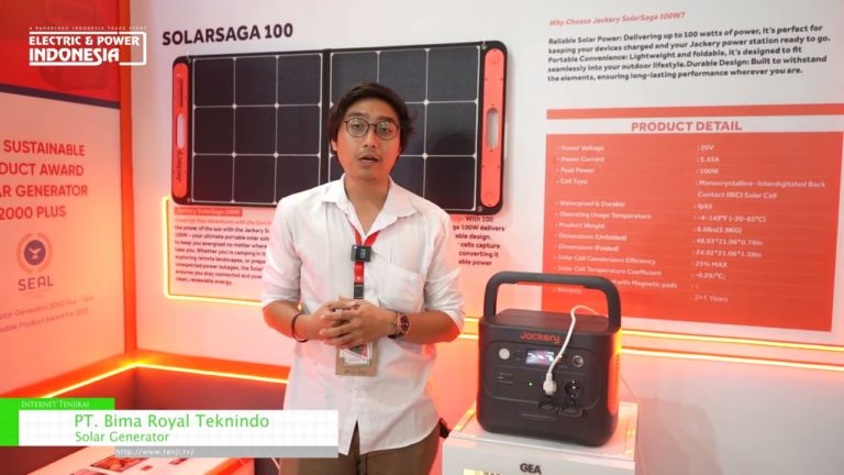[Electric & Power Indonesia 2024] Solar Generator - PT Bima Royal Teknindo