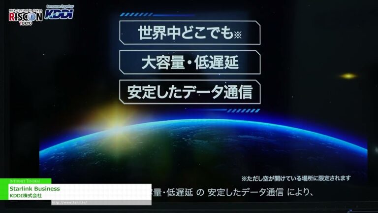 [RISCON TOKYO(Security & Safety Trade Expo) 2024] Negosyo ng Starlink - KDDI Corporation