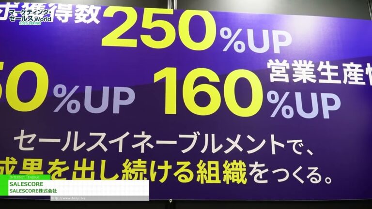 [Marketing Sales World 2025 Tokyo (Spring)] SALESCORE - SALESCORE Corporation