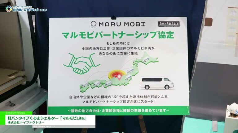 [Linggo ng Gobyerno at Pampublikong Sektor 2025] Banayad na uri ng van na silungan ng kotse "Marumobi Lite" - Toy Factory Co., Ltd.