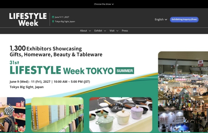 Ano ang LIFESTYLE Week TOKYO [Summer]?｜Nangungunang B2B Trade Show ng Japan para sa Lifestyle Products